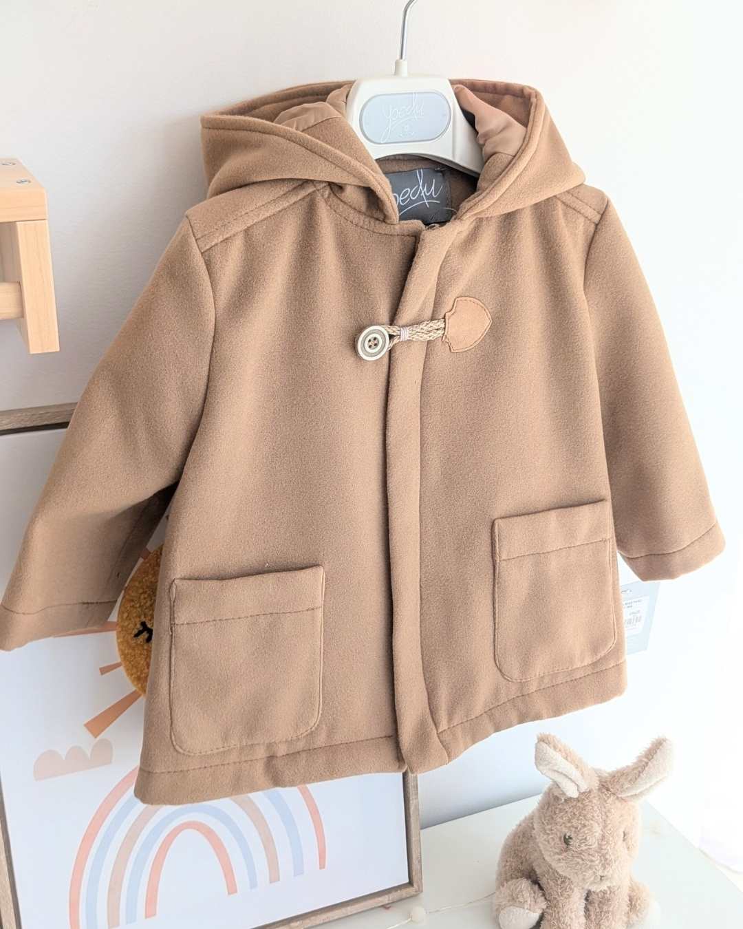 Trenca Bebé Paño Camel Art.3985 - Yoedu