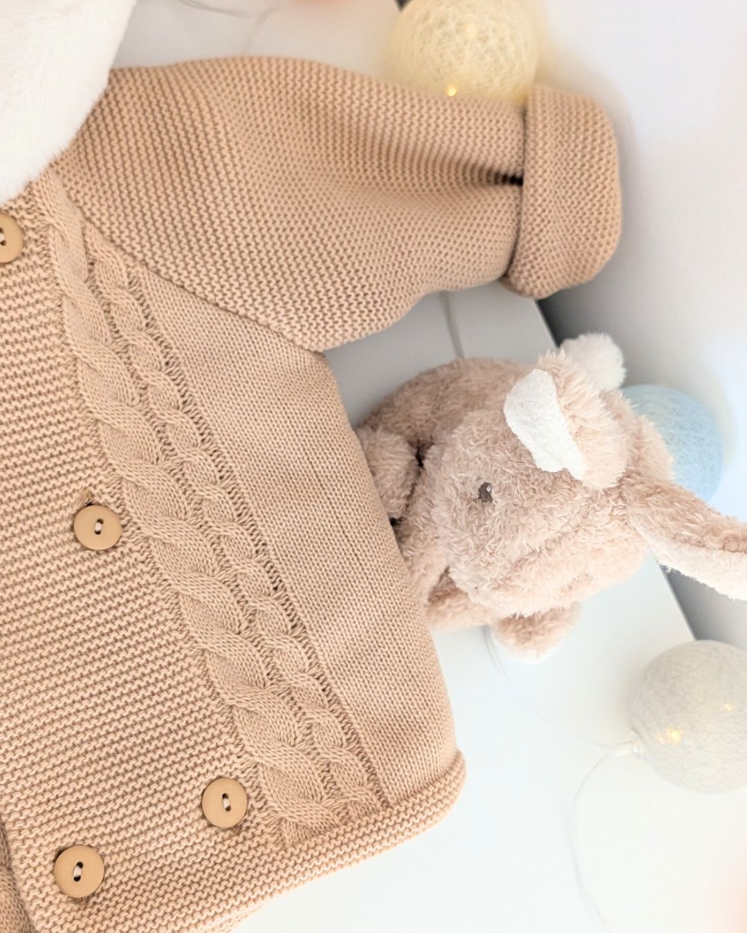 Trenka Bebé Lana Pelito Camel