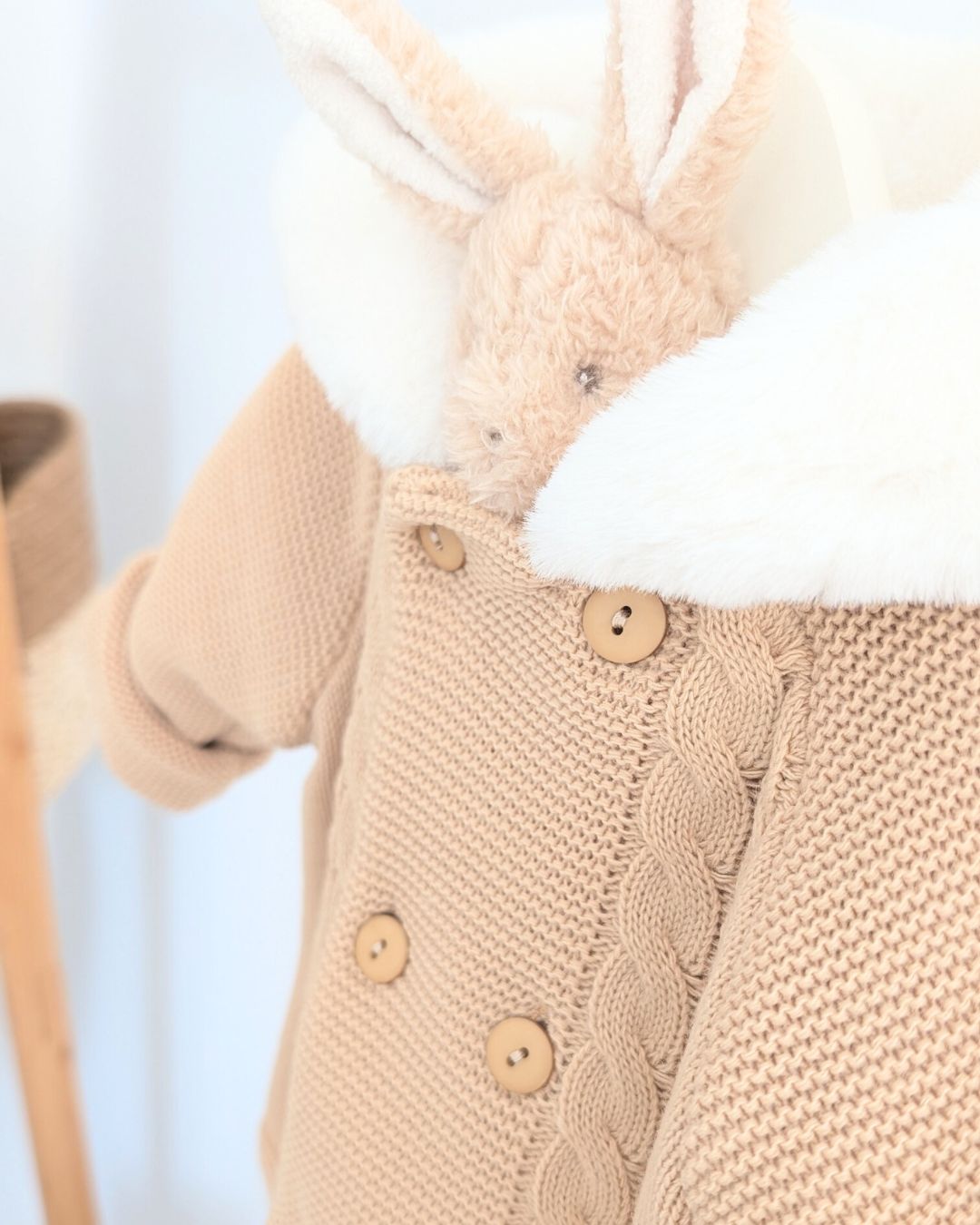 Trenka Bebé Lana Pelito Camel