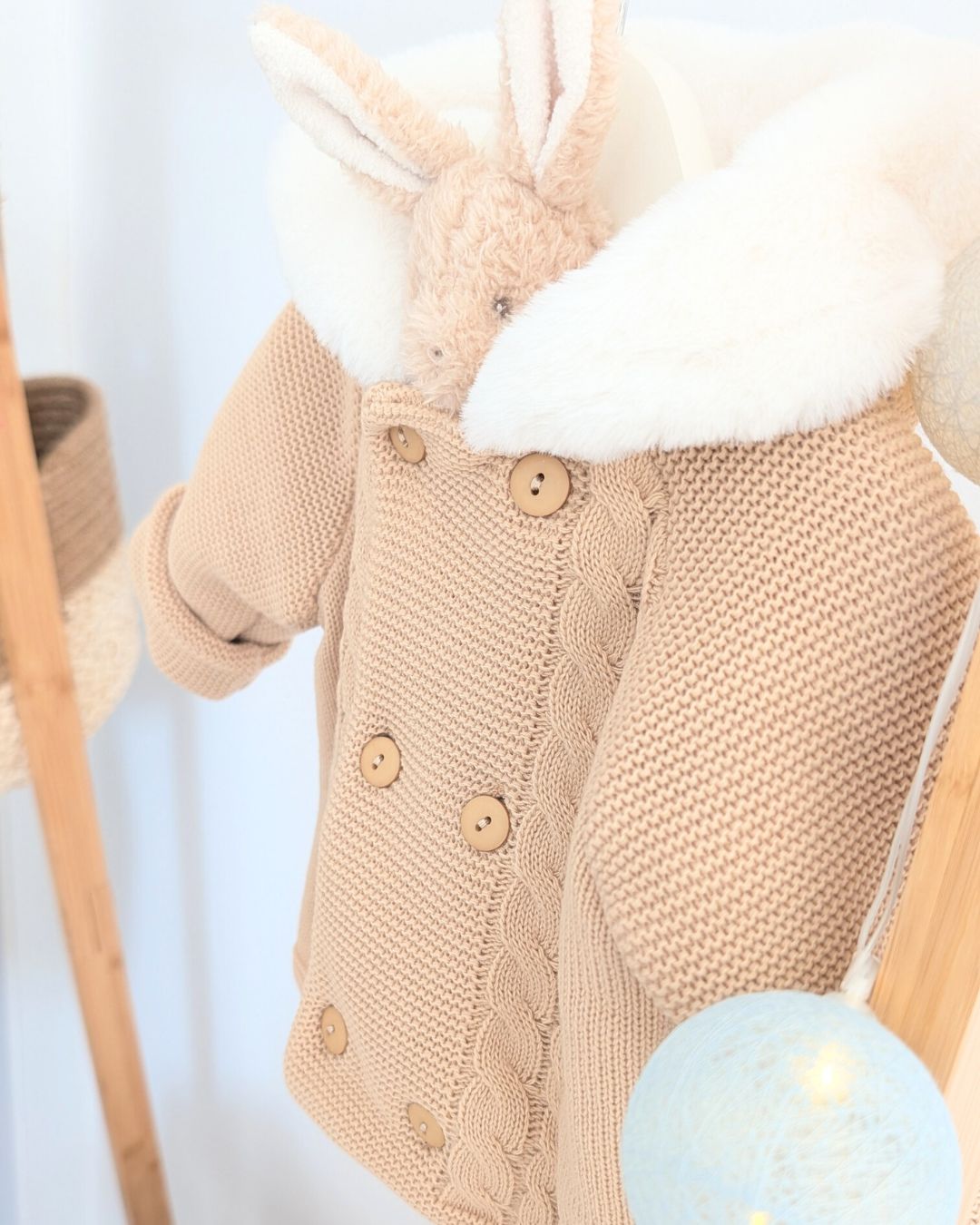 Trenka Bebé Lana Pelito Camel