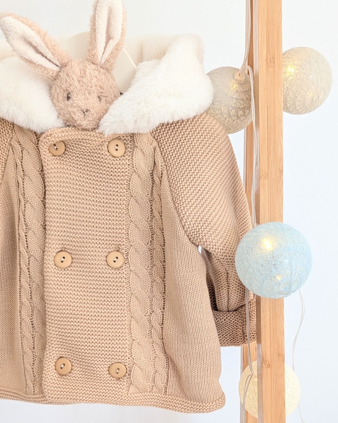 Trenka Bebé Lana Pelito Camel