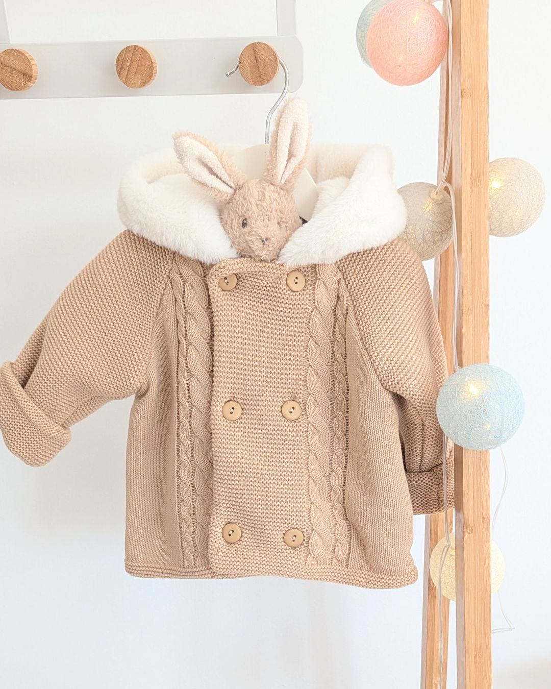 Trenka Bebé Lana Pelito Camel