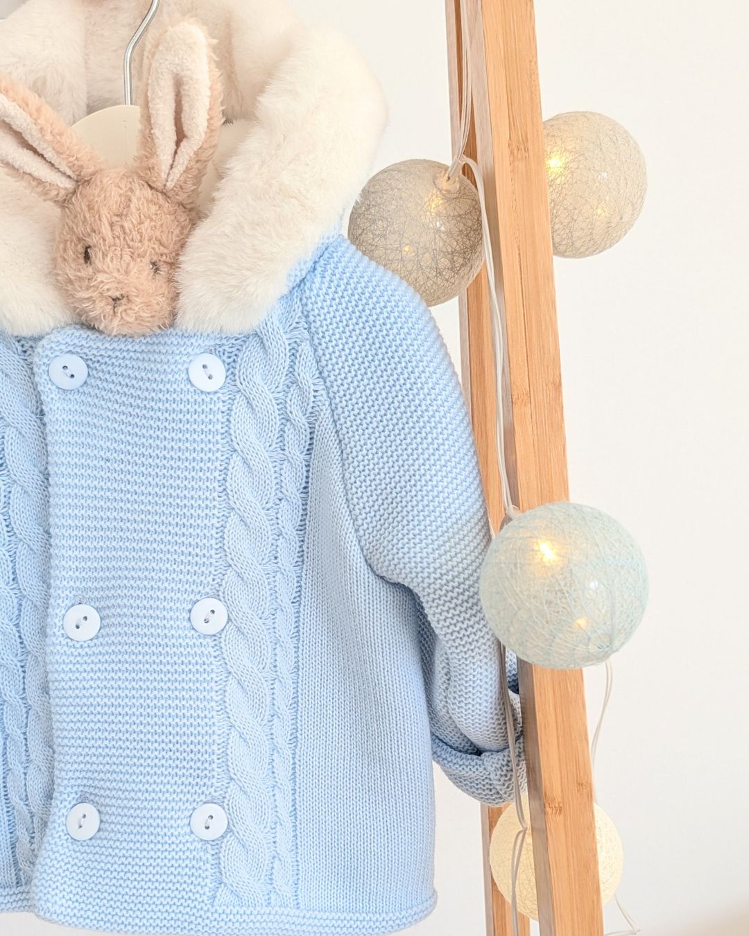 Trenka Bebé Lana Pelito Celeste