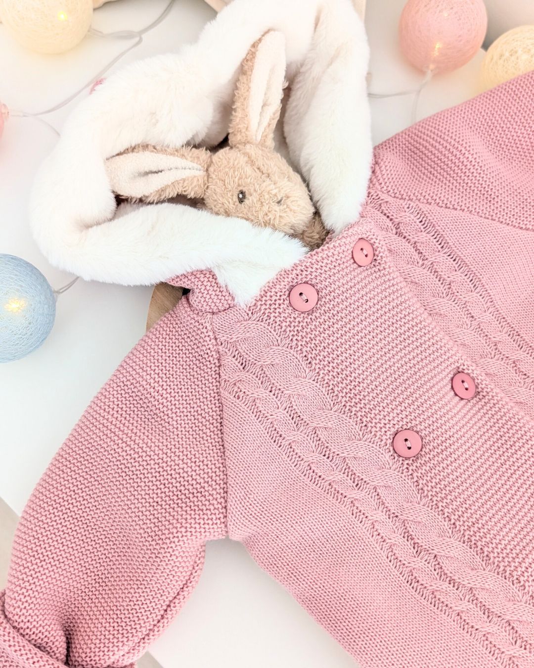 Trenka Bebé Lana Pelito Rosa Maquillaje