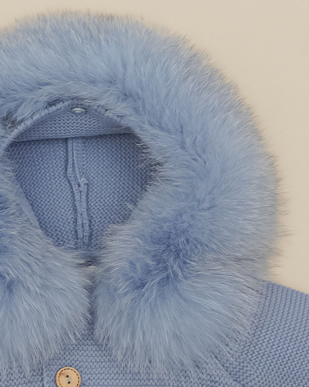 Trenka Luxury Pelo Azul Bruma - Pangasa Baby