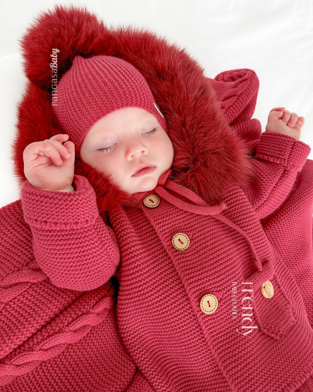 Trenka Luxury Pelo Granate - Pangasa Baby