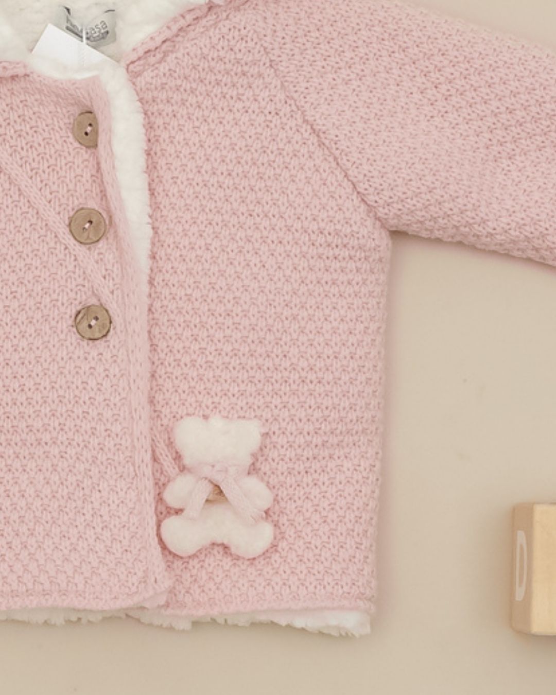 Trenka Teddy Rosa Empolvado 🧸 Ositos Tiny Bear - Pangasa Baby