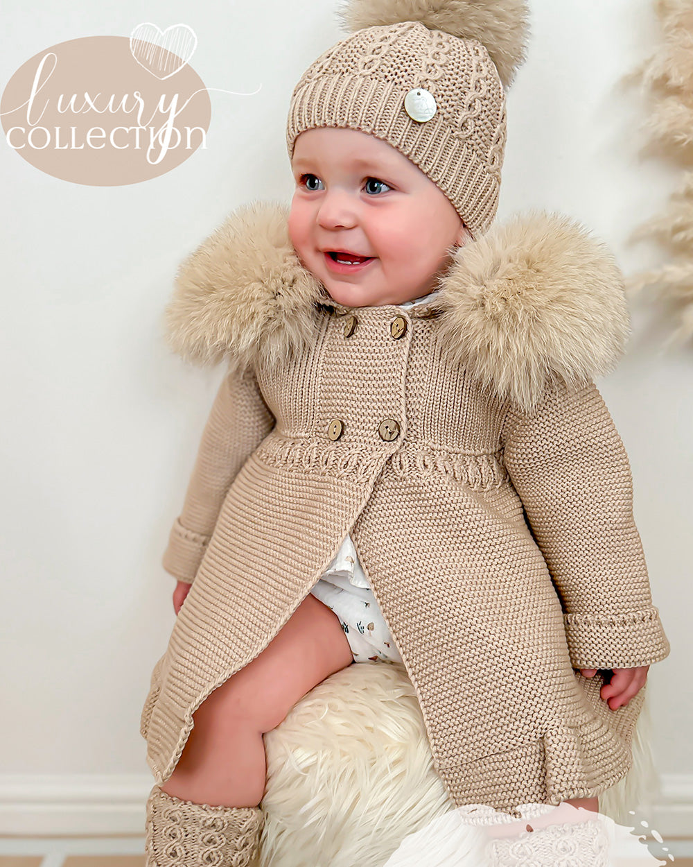 Trenka Ochos Pelo natural sintetico Arena - Pangasa Baby