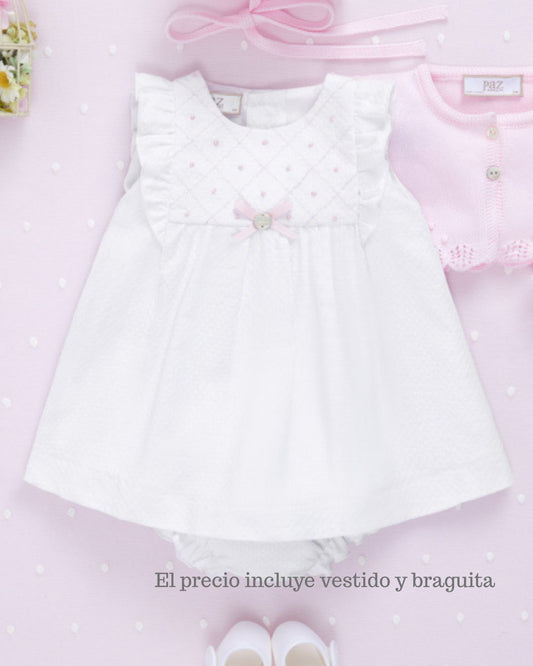 Vestido ALAIA con braga Blanco - Paz Rodriguez