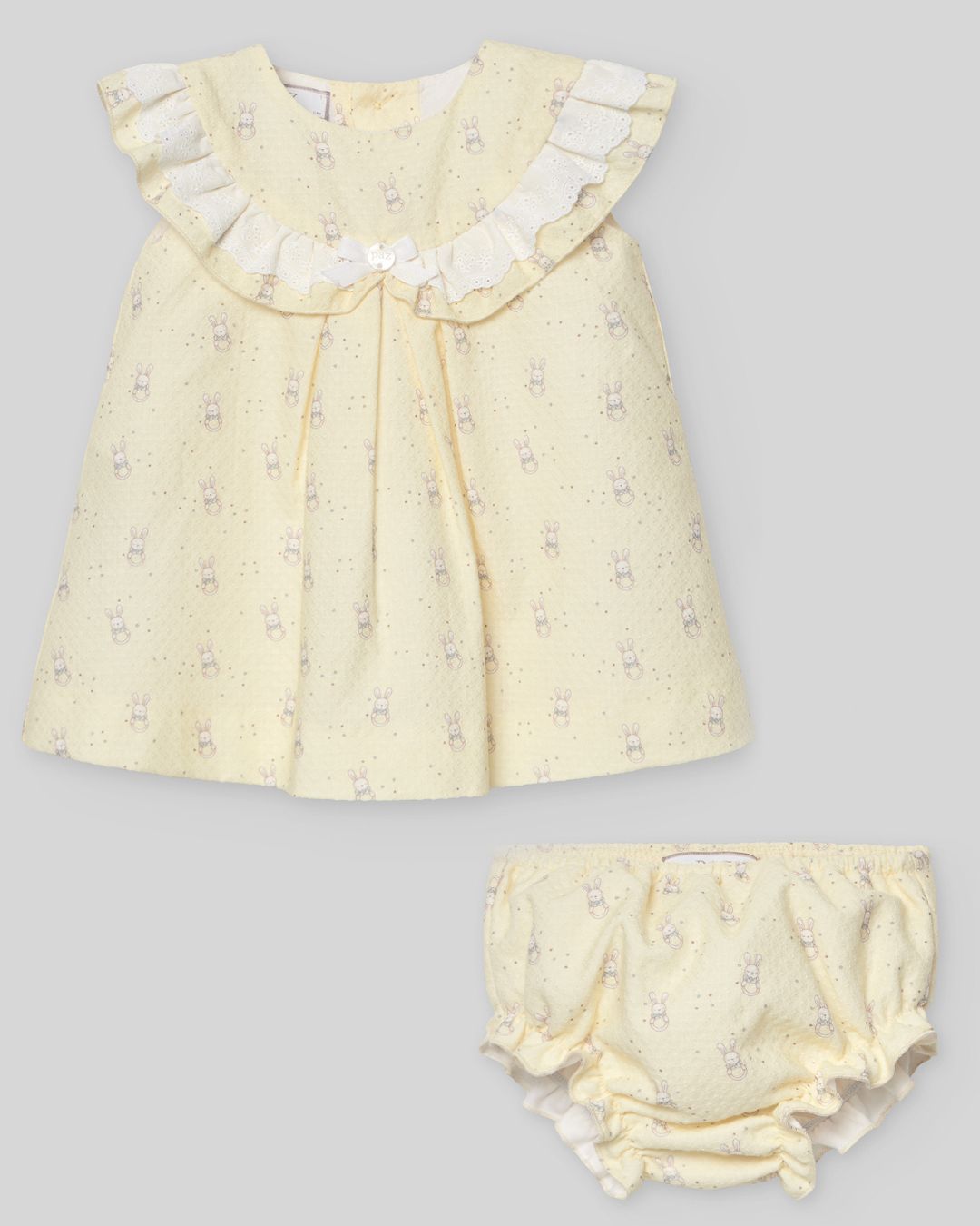 Vestido ALBOR con braga Amarillo - Paz Rodriguez