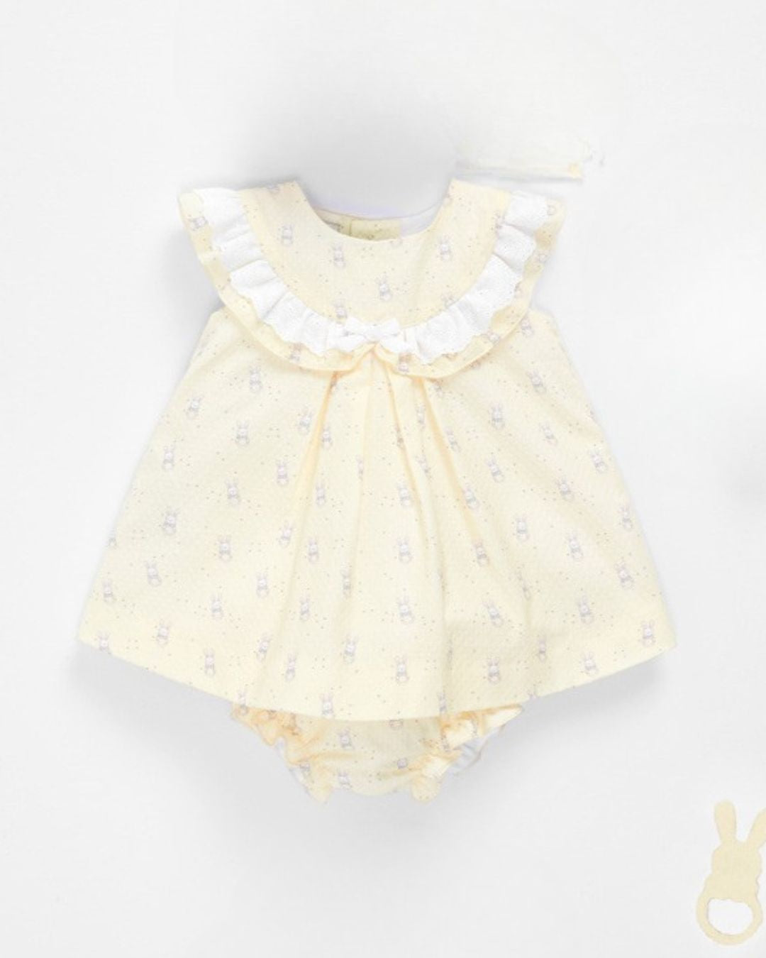Vestido ALBOR con braga Amarillo - Paz Rodriguez