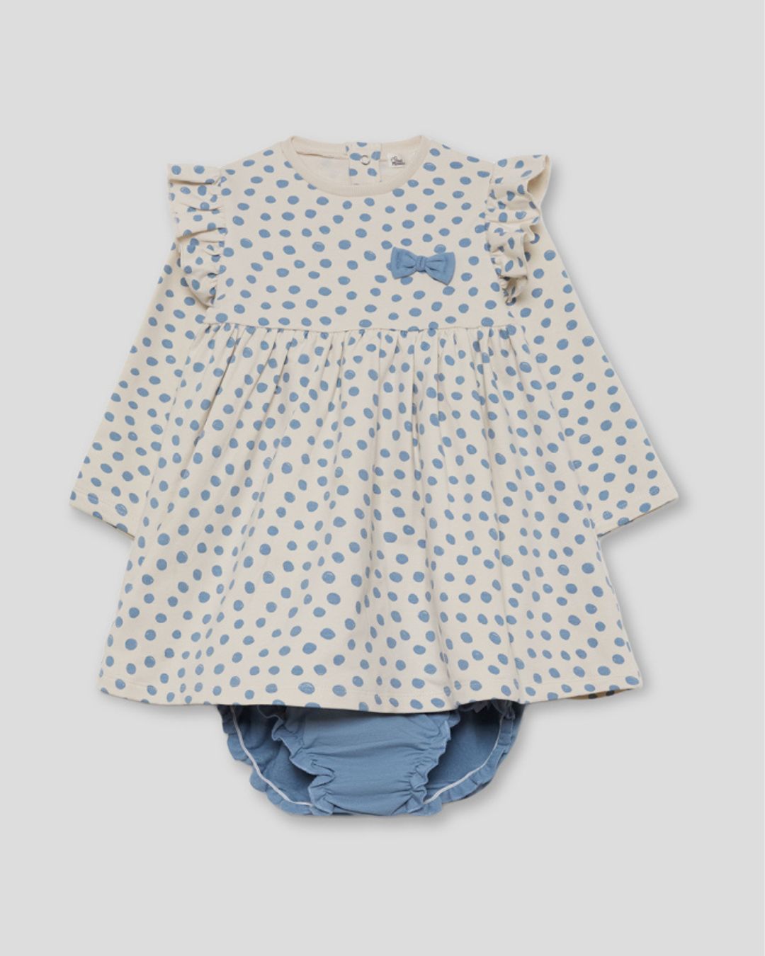 Vestido Bebé Lunares Azul - Street Monkey 351012