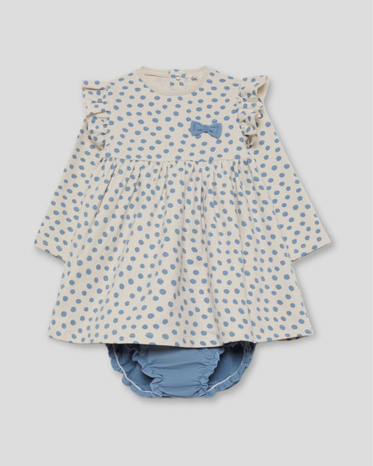 Vestido Bebé Lunares Azul - Street Monkey 351012