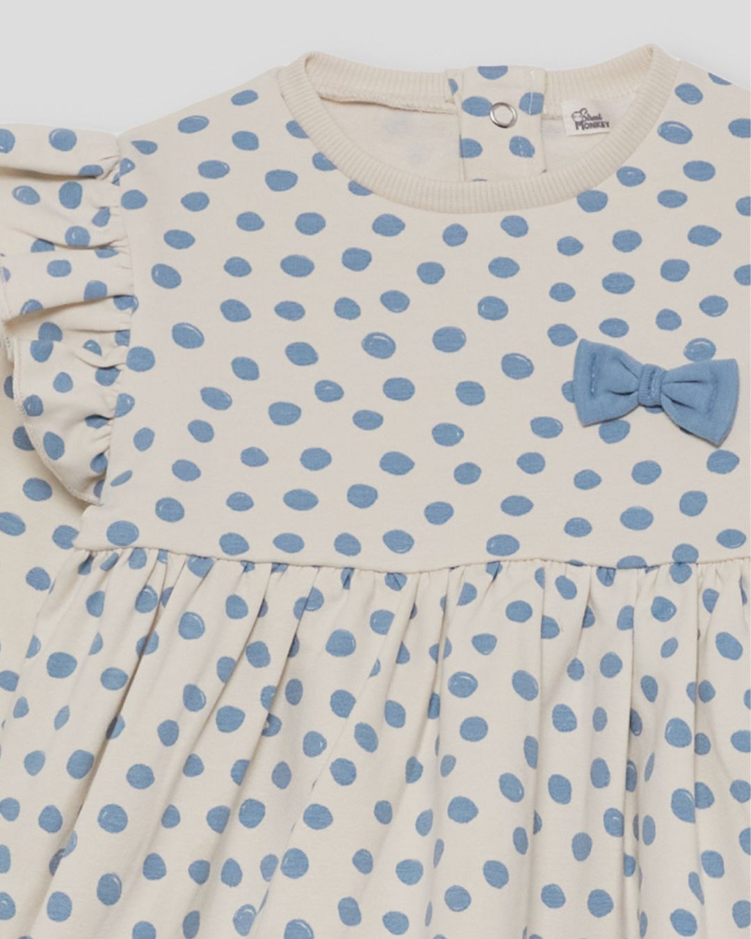 Vestido Bebé Lunares Azul - Street Monkey 351012