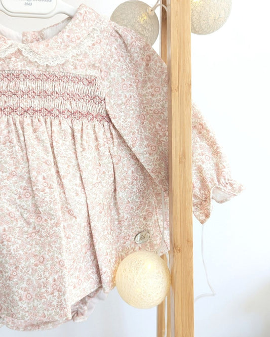 Vestido Con Braguita Leeds Rosa Empolvado - Martin Aranda