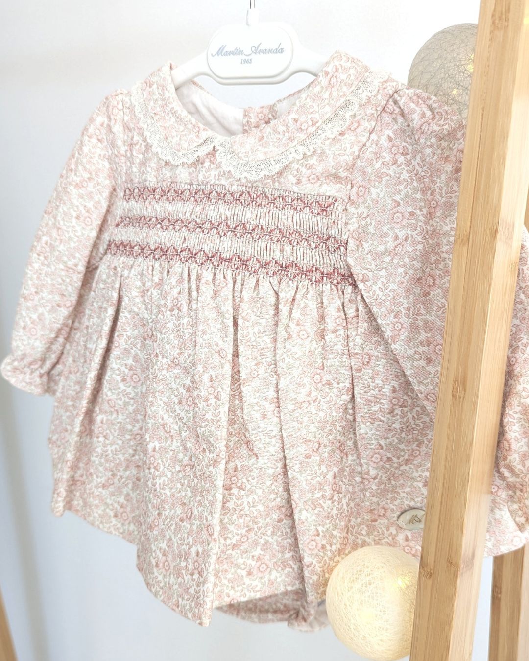 Vestido Con Braguita Leeds Rosa Empolvado - Martin Aranda