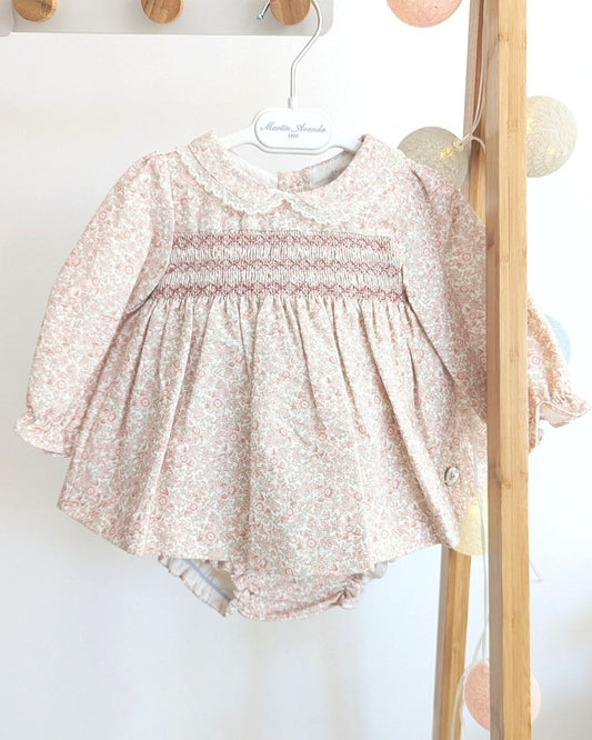 Vestido Con Braguita Leeds Rosa Empolvado - Martin Aranda