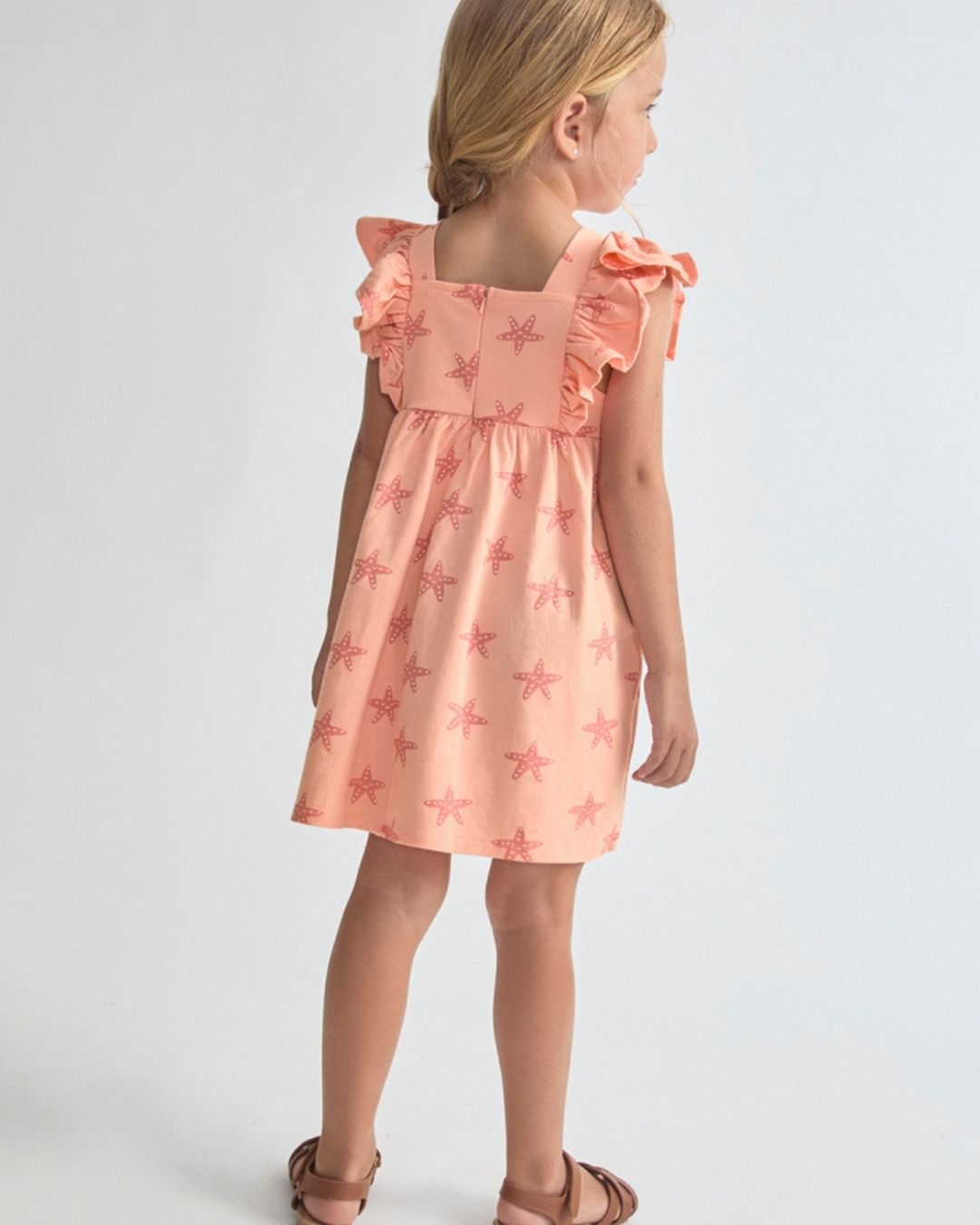 Vestido Estrellas Salmón - Street Monkey