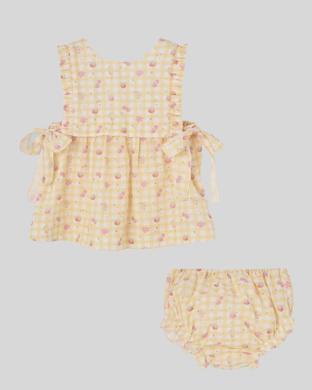 Vestido FRUTITAS con braga Amarillo - Paz Rodriguez