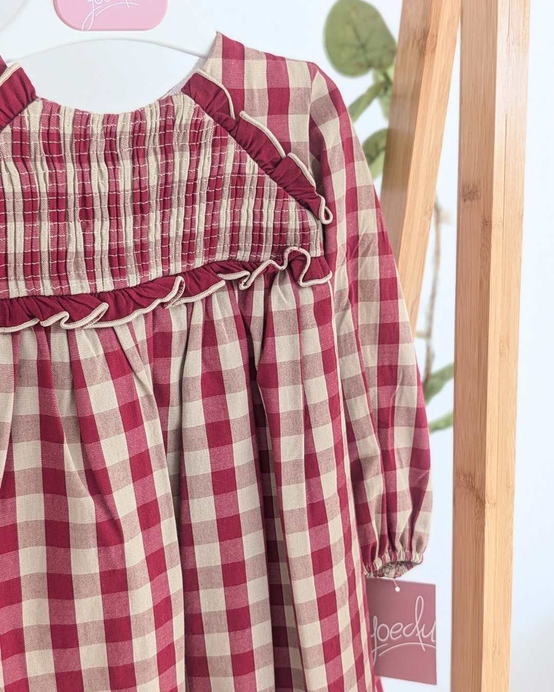 Vestido Infantil Familia Guinda Art.5154 - Yoedu
