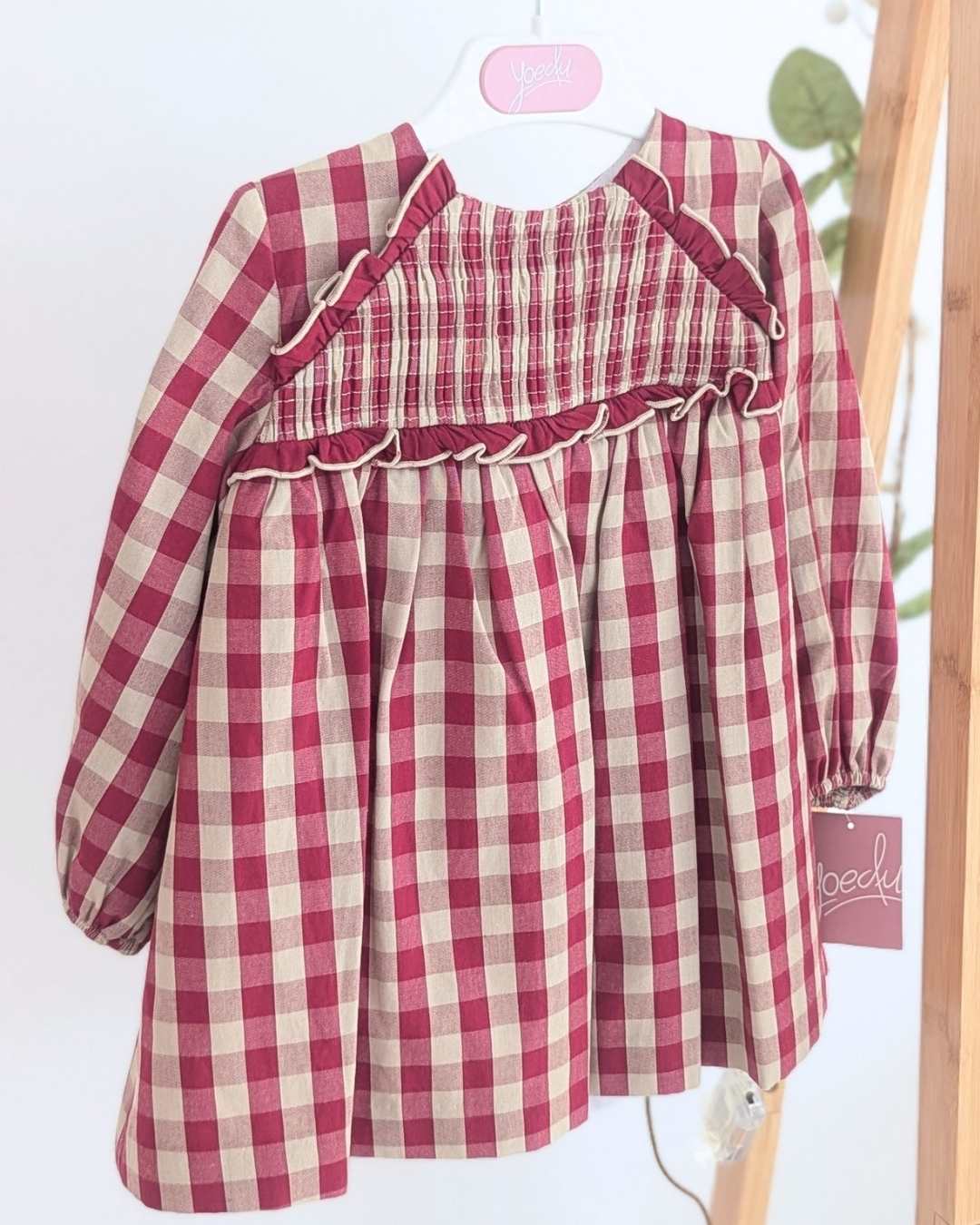 Vestido Infantil Familia Guinda Art.5154 - Yoedu