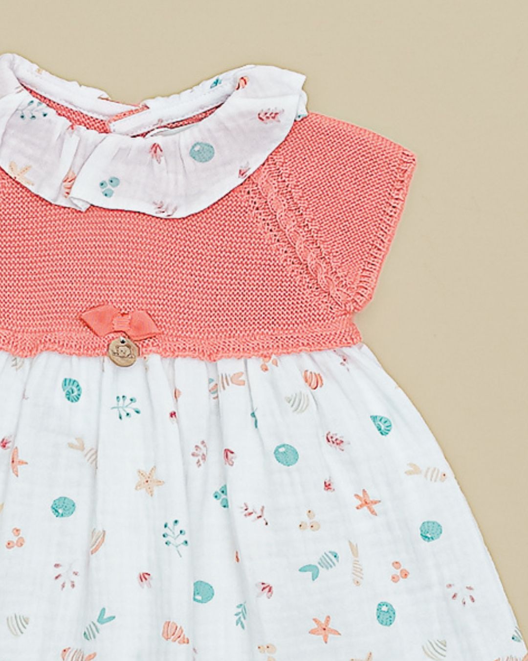 Vestido MAR PECES Coral 2602320 - Pangasa Baby