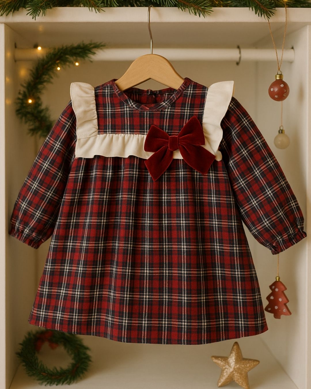 Vestido Navidad Bebé Niña Monzón 21311 - Calamaro