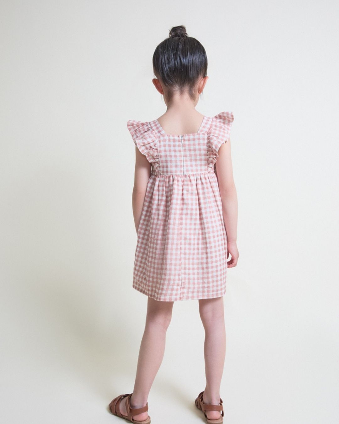 Vestido Vichy Rosa Maquillaje - Street Monkey