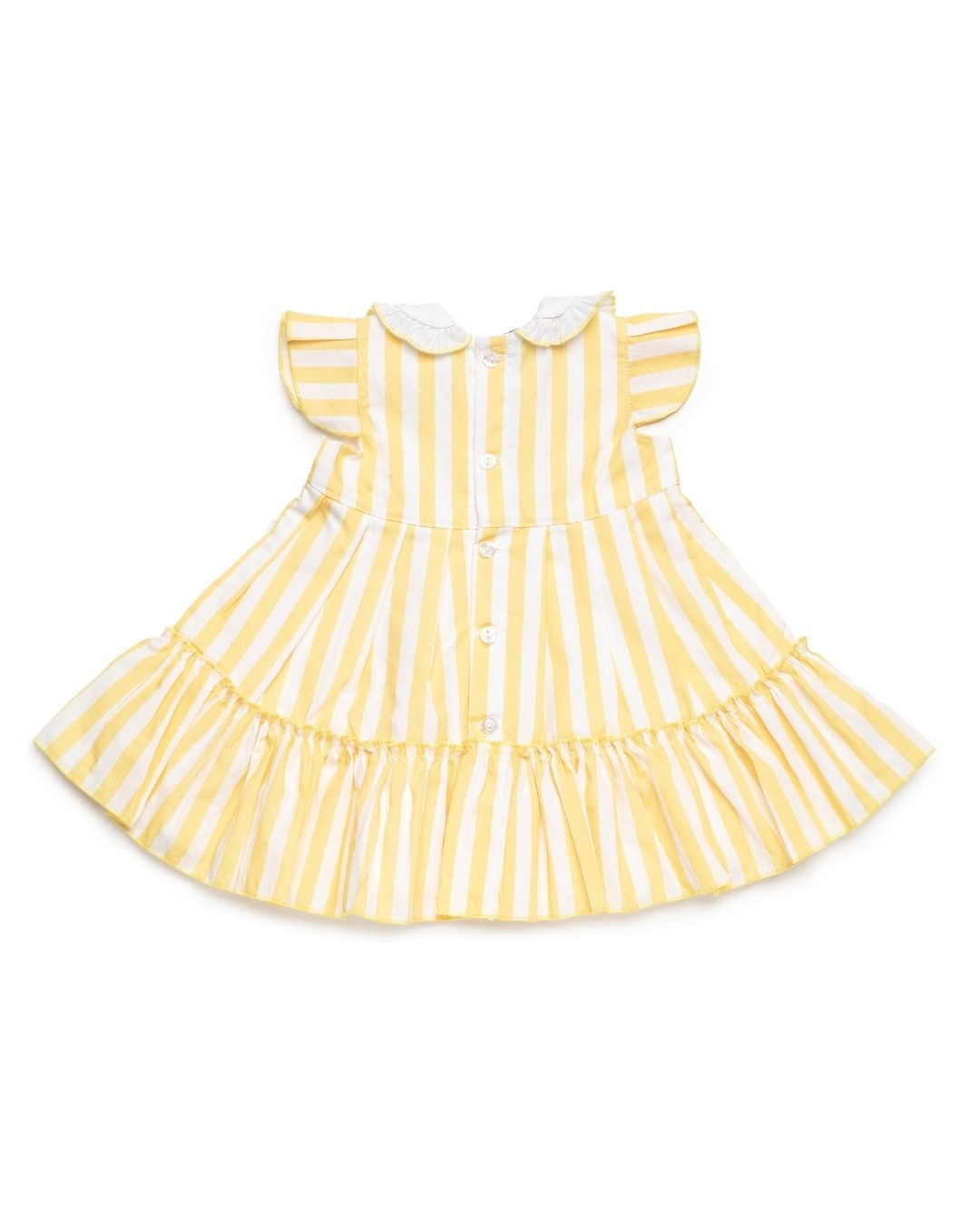 Vestido Volantes Rayas Amarillo🍋 Colección Limón - Juliana