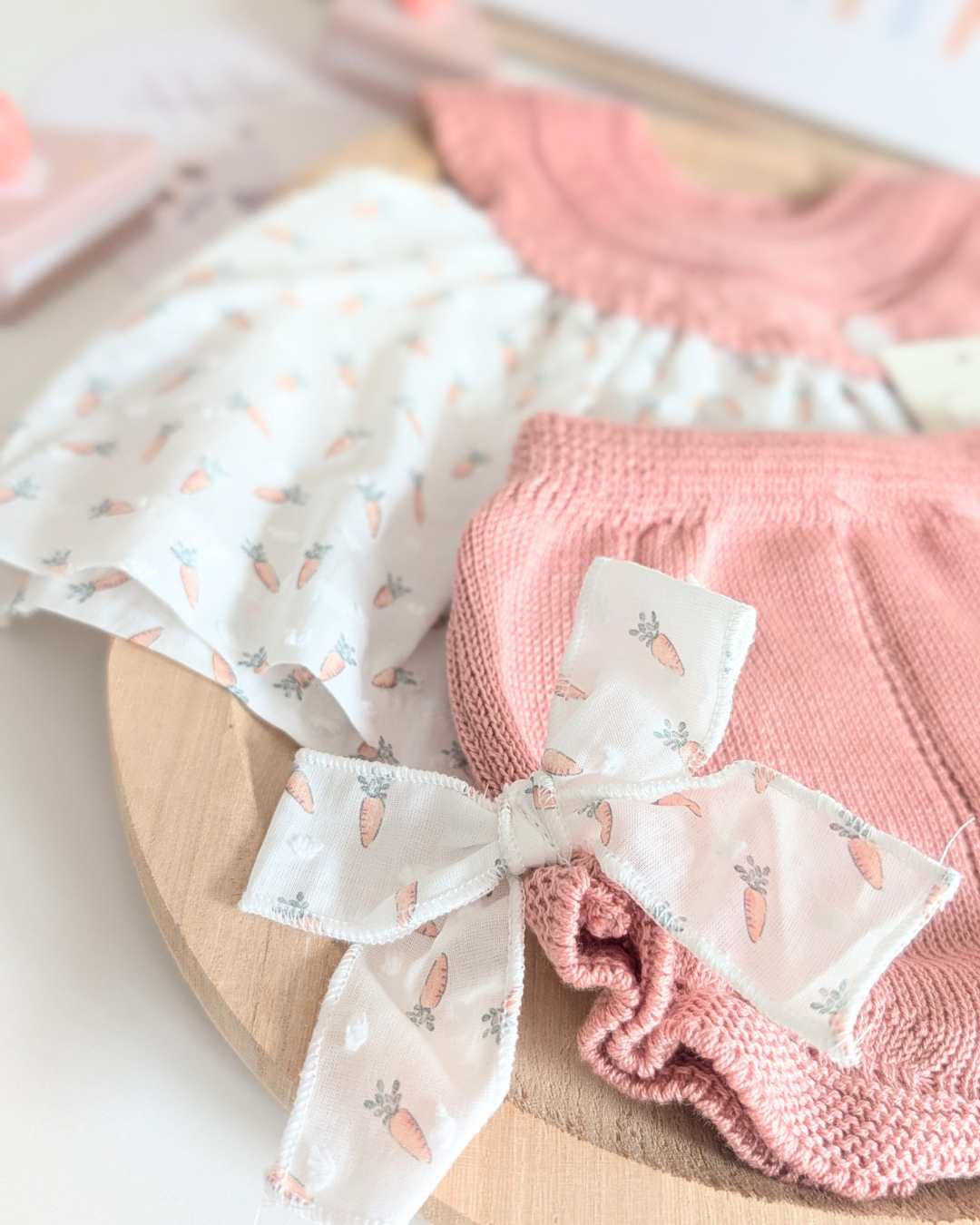 Vestido Zanahorias Coral - Primbaby
