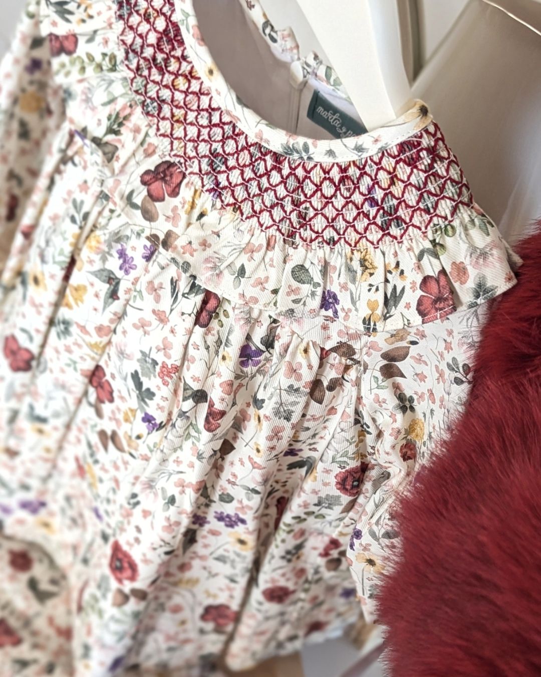 Vestido Bebé Con Braguita Familia Greta 5100MINV-25 - Marta y Paula