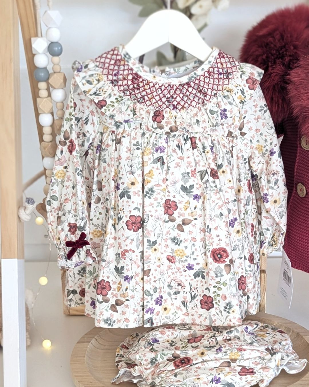 Vestido Bebé Con Braguita Familia Greta 5100MINV-25 - Marta y Paula