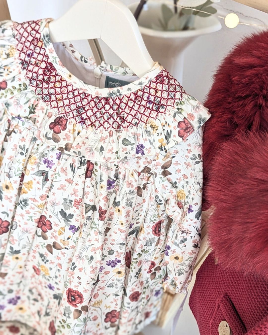 Vestido Bebé Con Braguita Familia Greta 5100MINV-25 - Marta y Paula