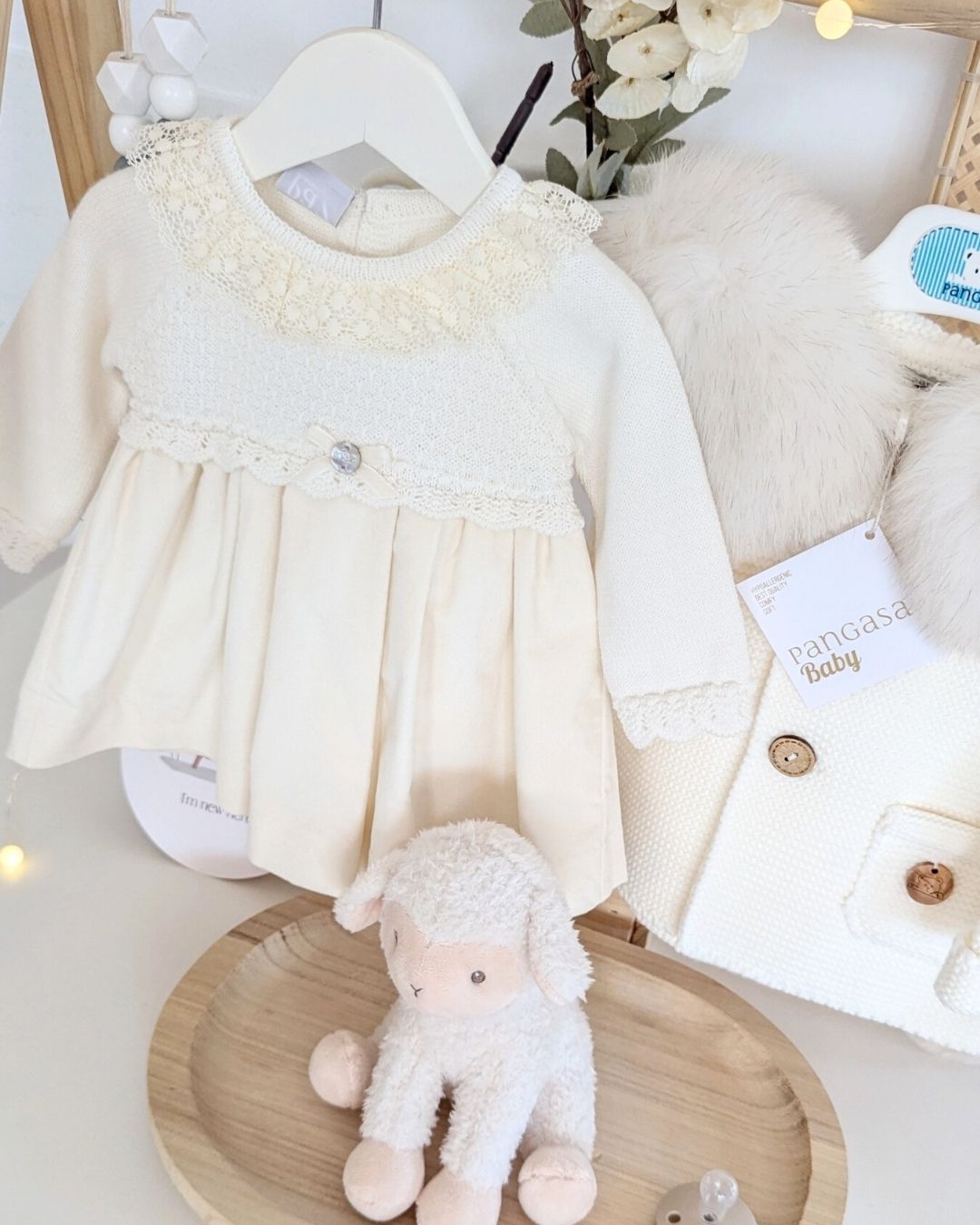 Vestido Bebe Con Braguita Terciopelo Paz OI 25-26 Ref 104-102838 - Paz Rodriguez