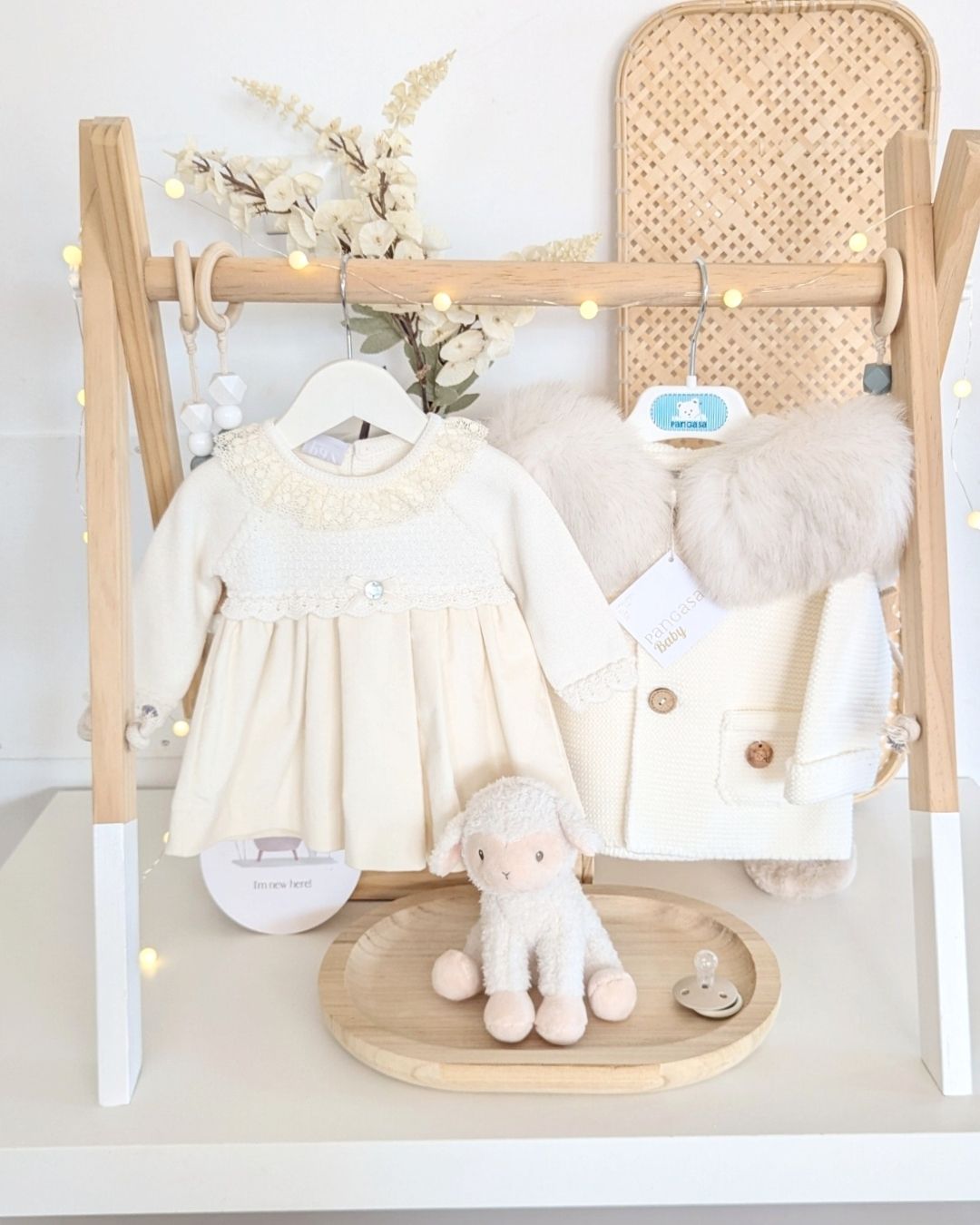 Vestido Bebe Con Braguita Terciopelo Paz OI 25-26 Ref 104-102838 - Paz Rodriguez