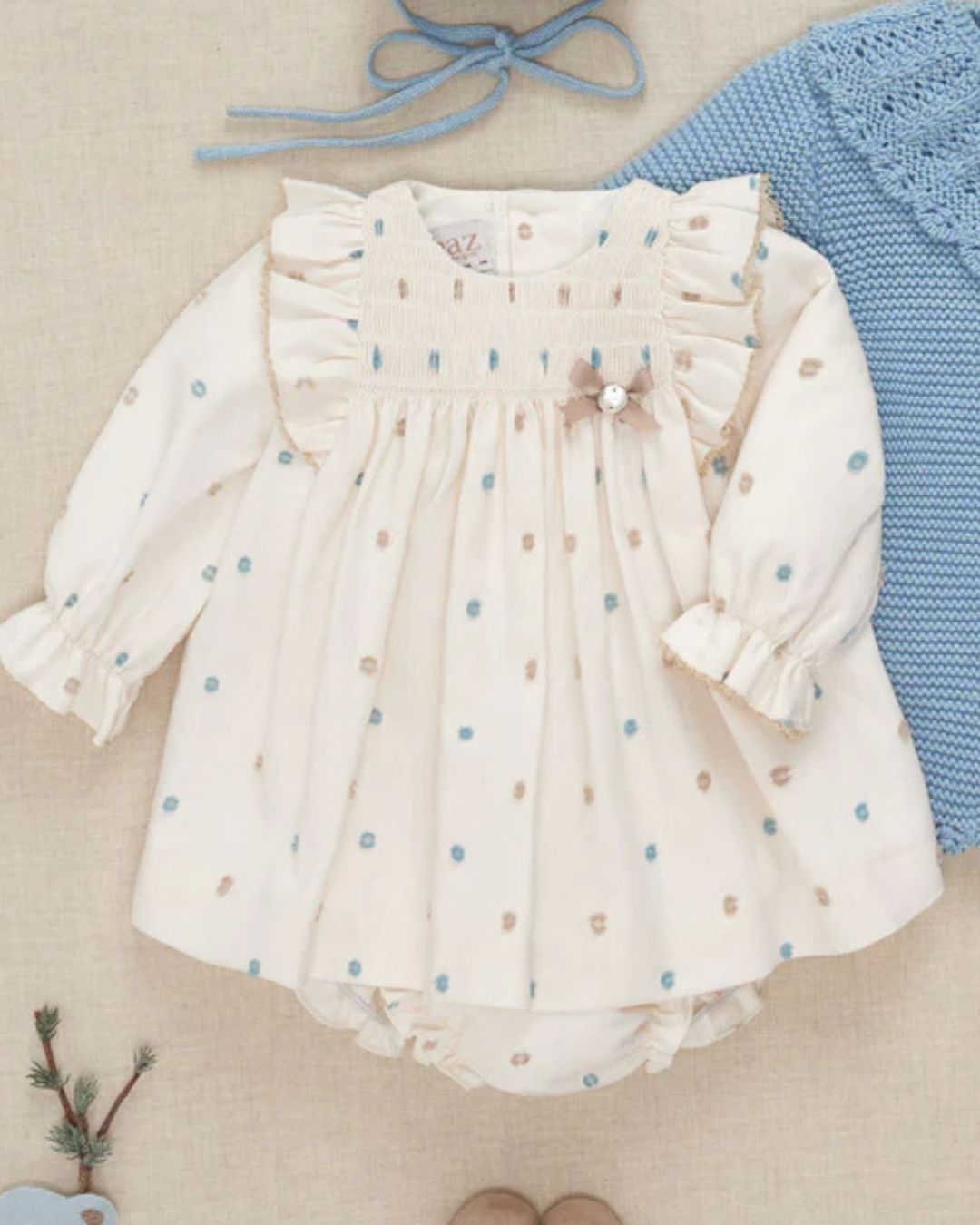 Vestido Bebe con Braguita Koala Ref 104-153064 - Paz Rodriguez