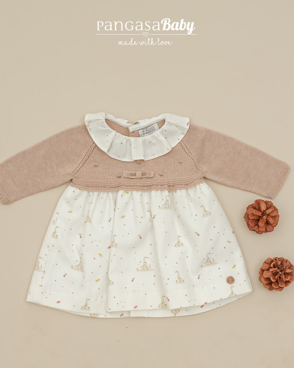 Vestido Patos y Flores - Pangasa Baby