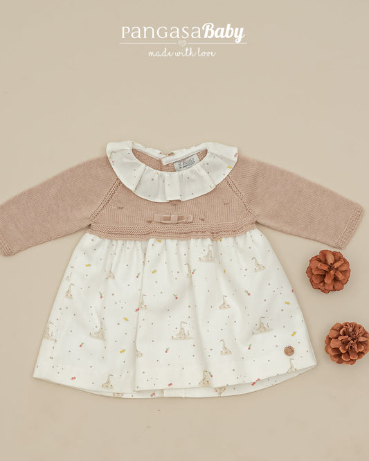 Vestido Patos y Flores - Pangasa Baby