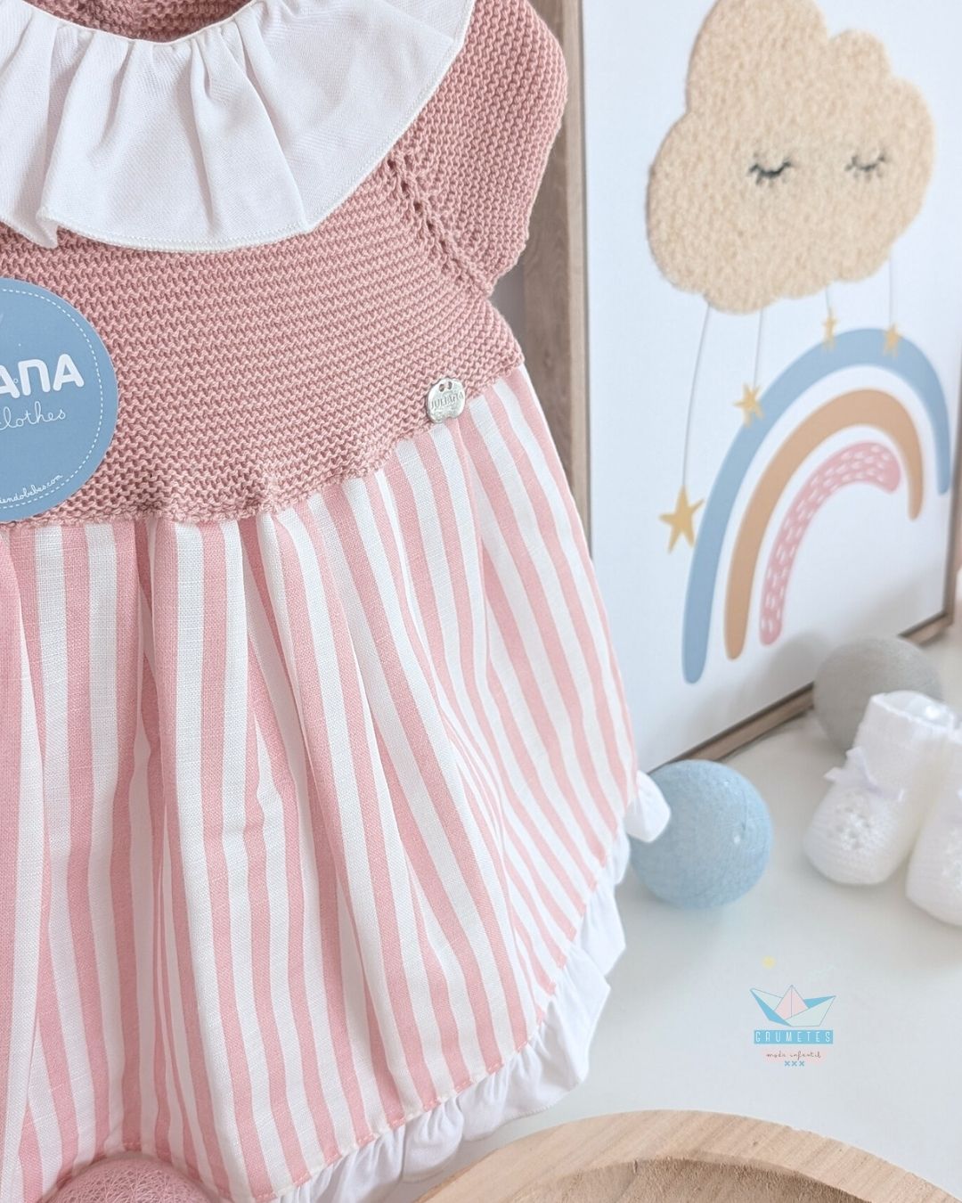 Vestido Rayas Maquillaje🍋 Colección Limonada - Juliana