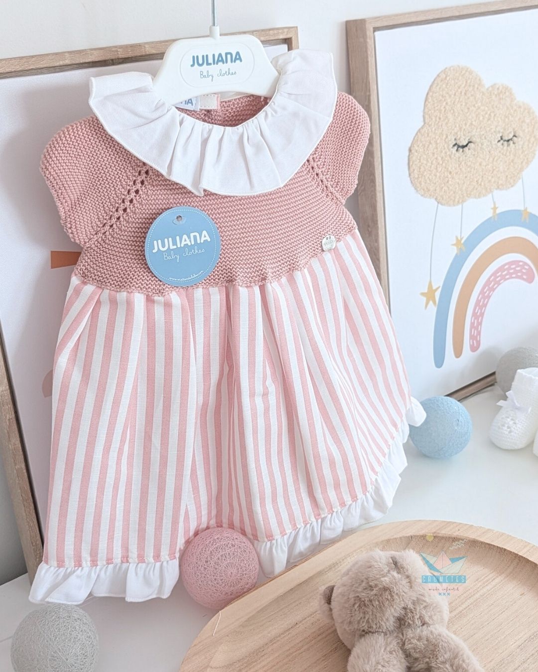 Vestido Rayas Maquillaje🍋 Colección Limonada - Juliana