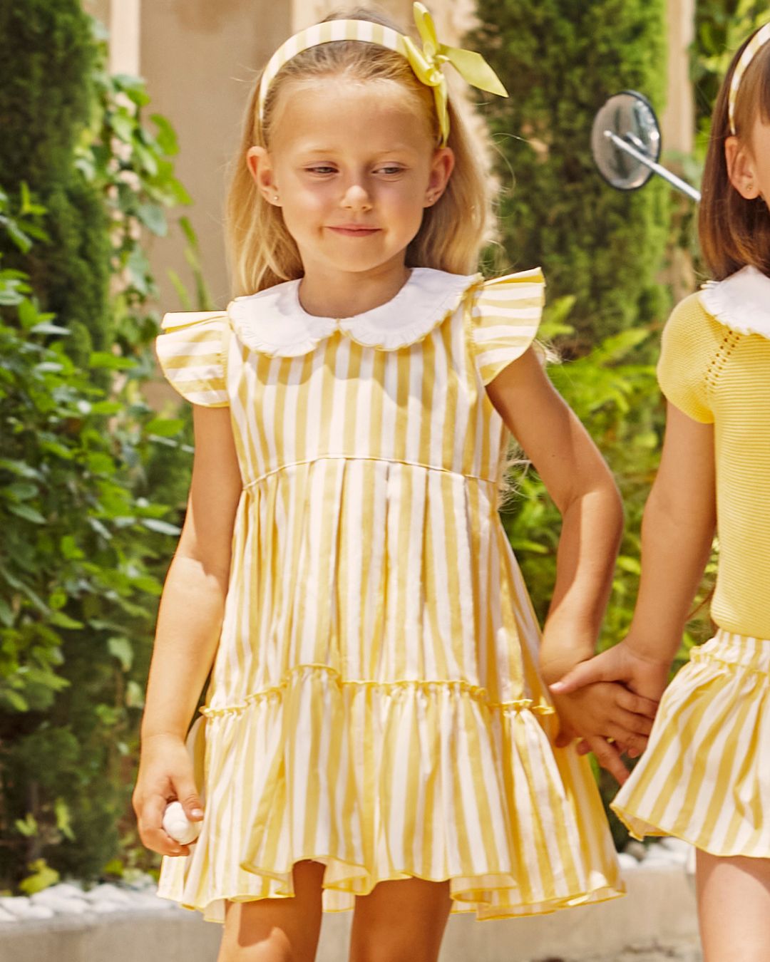 Vestido Volantes Rayas Amarillo🍋 Colección Limón - Juliana