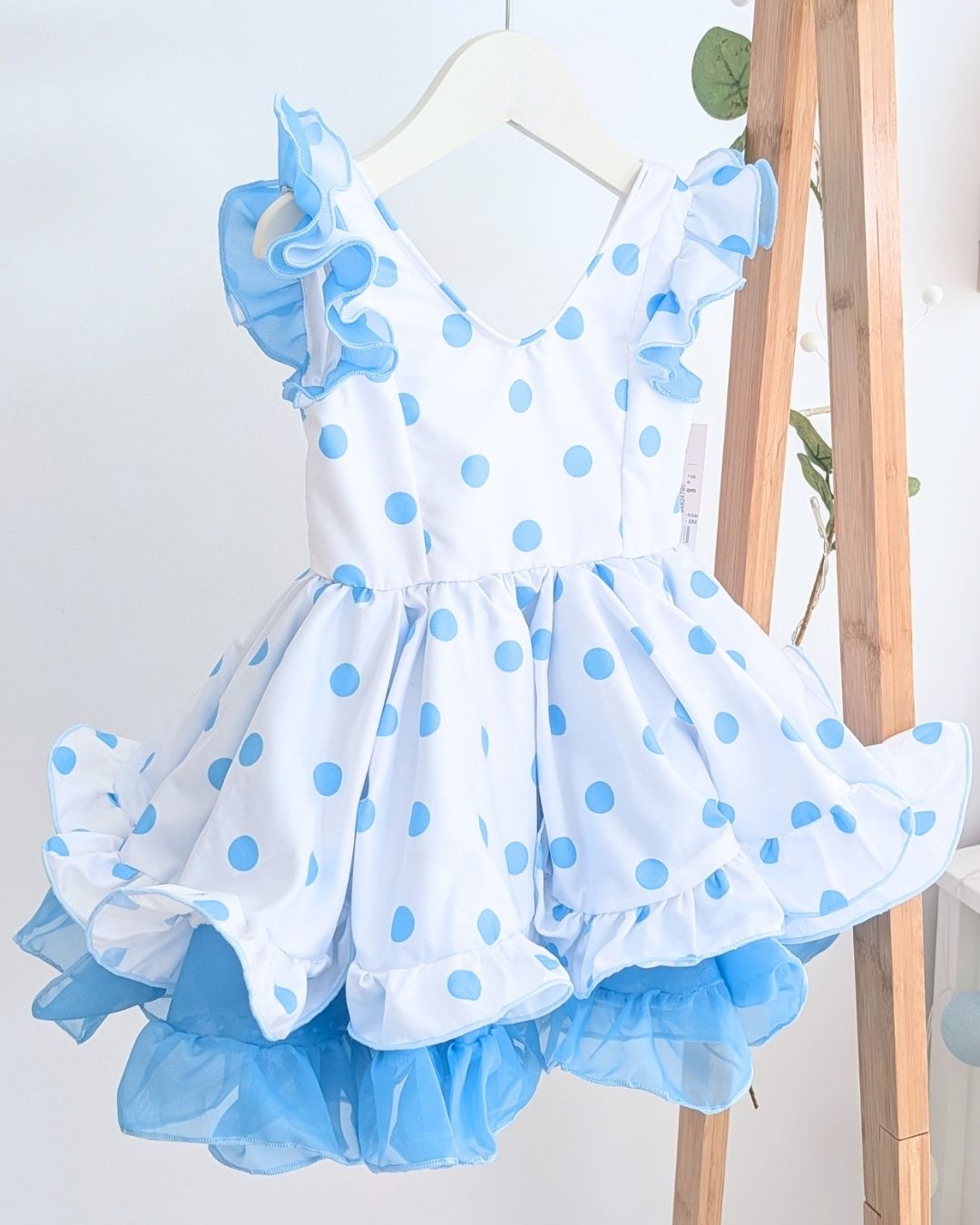 Vestido de flamenca bebé niña Celeste