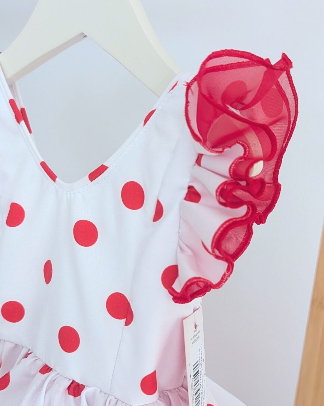 Vestido de flamenca bebé niña Rojo