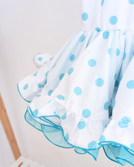 Vestido de flamenca bebé niña Verde