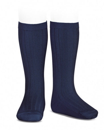 Calcetin Alto Canalé Marino 480 - Cóndor