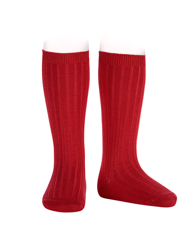 Calcetin Alto Canalé 2016/2 Red Velvet 578 - Cóndor