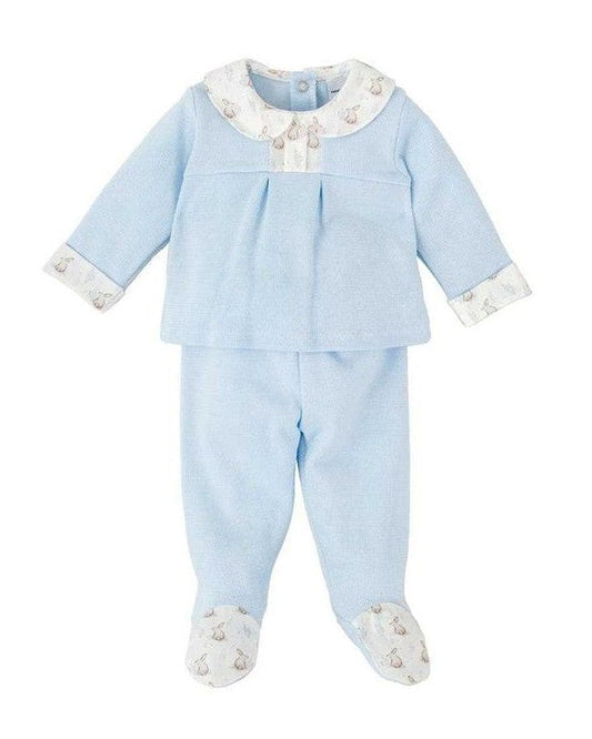 Conjunto Polaina Liebre Celeste - Babidu