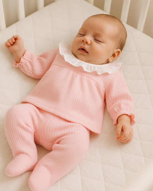 Conjunto Polaina Niña Aral Rosa - Calamaro