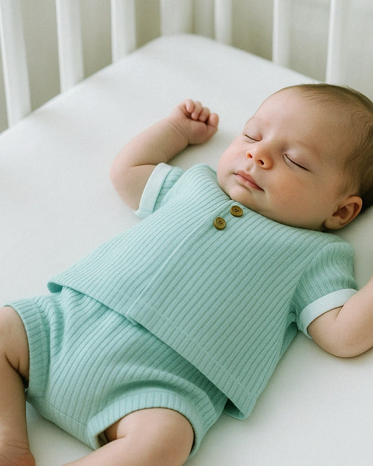 Conjunto Pololo Niño Aral Mint - Calamaro