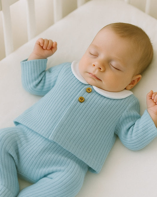 Conjunto Polaina Niño Aral Celeste - Calamaro